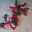2.5 inch Korker hair clips - set of 2 - Christmas