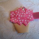 Handmade Cupcake Alligator clip