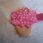 Handmade Cupcake Alligator clip