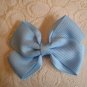 Handmade Bow Alligator Clip - light blue
