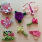 Summertime Fun Hair Clips - Set of 8