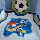 Soccer ball tee shirt and ball