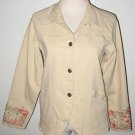 DENIM & CO gorgeous stretch JACKET size small