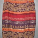 INTRIGUING THREADS gorgeous WRAP SKIRT size 2 / 4