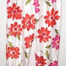 GIORGIO FIORLINI white floral PANTS size 6 NEW