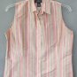JONES NEW YORK silk blouse TOP size large