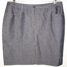 JONES NEW YORK $84 denim SKIRT size 16 NEW