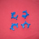 5 x Keck clamps: 19/22, 19/38, Polyacetal