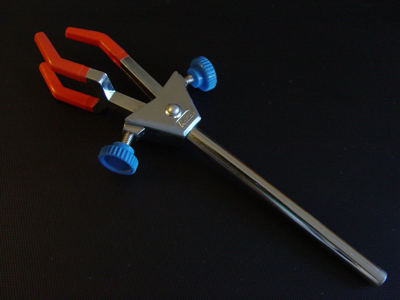 three prong extension clamp, 45mm, dual adjustable