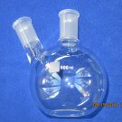 2-NECK flat BOTTOM FLASK 24/40 500ML angled premium quality