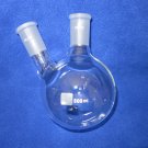 2-NECK ROUND BOTTOM FLASK 24/40 500ML angled premium