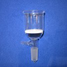 Fritted Buchner filter funnel with vacuum hose: 24/40, 100ml, new
