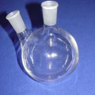 2-neck round bottom flask 24/40 500ml angled side neck, economic