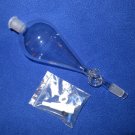 125ml Pear Separatory addition dropping funnel 14/20 PTFE premium