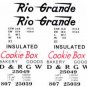 COOKIE BOX DECALS for AMERICAN FLYER TRAINS GILBERT