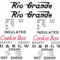 COOKIE BOX DECALS for AMERICAN FLYER TRAINS GILBERT