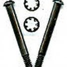 2 S295 MOTOR SCREWS and 2 LOCK WASHERS for AMERICAN FLYER TRAINS GILBERT