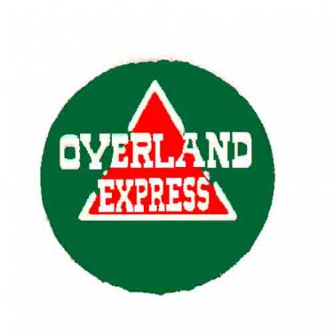 OVERLAND PASS CAR STICKERS for AMERICAN FLYER TRAINS GILBERT
