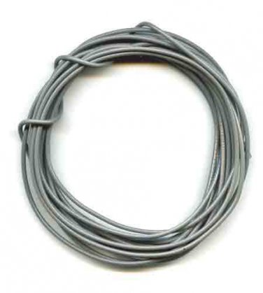 10 Ft. Gray 22 Gauge Stranded Wire for G Gauge Scale Trains