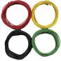 80'- 20' ea. Black GREEN YELLOW RED 22 Gauge Stranded Wire American Flyer Trains