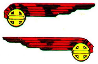 SANTA FE BLANK INDIAN HEAD WATER SETTING DECAL for American Flyer S Gauge TRAINS