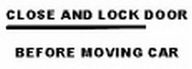 REEFER CAR DOOR WATER SETTING DECAL for American Flyer S Gauge Scale Trains