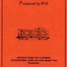 CLEANING MODEL TRAINS BOOKLET N Gauge Trains etc. RFG107NA