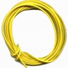10 Ft. Yellow 22 Gauge Stranded HOOK-UP Wire for Standard Gauge Scale Trains