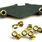 CAR AXLE SOLID BRASS BUSHINGS Car Steam Engine for AMERICAN FLYER S Gauge Scale