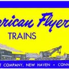 SET BOX LABEL BLUE/YELLOW ADHESIVE STICKER for American Flyer S Gauge Trains