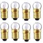 (12) Twelve 1447 Clear 18v BULBS American Flyer S Gauge Scale Trains Parts