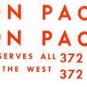 UNION PACIFIC 372 DIESEL ADHESIVE STICKER SET for Made By American Flyer Parts