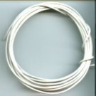 10 Ft. White 22 gauge stranded Wire for O Gauge Scale TRAINS