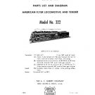 AMERICAN FLYER TRAINS 322 SERVICE PARTS SHEET TRAINS - Copy