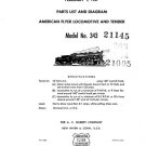 AMERICAN FLYER TRAINS 343 SERVICE PARTS SHEET TRAINS - Copy