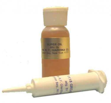 1 oz LUBRICATING Light Viscosity OIL + GREASE w/Applicator for N Gauge Trains