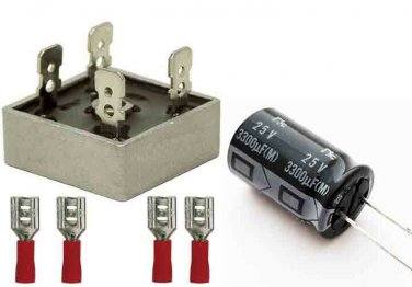 Kit Convert Transformer Power w/filter cap AC to DC LIONEL MARX O Gauge Trains