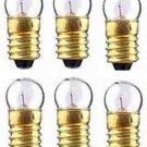 Six(6) 1447 Clear  BULBS for American Flyer/Lionel etc. Trains Parts
