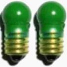 2 ea. 1447 GREEN 1449 GREEN  BULBS for American Flyer/Lionel Trains Parts