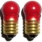 2 ea. 1447 RED 1449 RED  BULBS for American Flyer/Lionel Trains Parts
