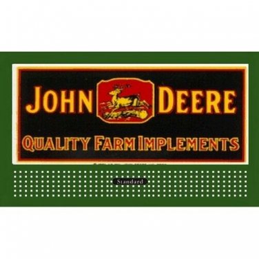LIONEL STYLE BILLBOARD INSERT  JOHN DEERE & AMERICAN FLYER