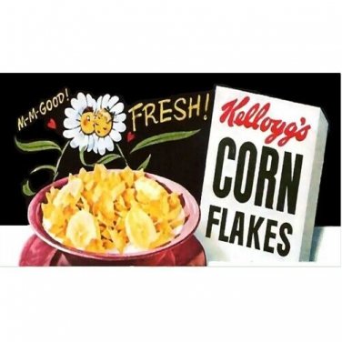 PLASTICVILLE BILLBOARD INSERT  KELLOGG'S CORNFLAKES