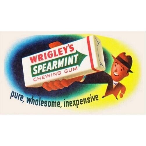 PLASTICVILLE BILLBOARD INSERT  WRIGLEY'S SPEARMENT