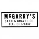 GILBERT American Flyer AUTORAMA McGARRY'S Sand & Gravel SELF ADHESIVE STICKER