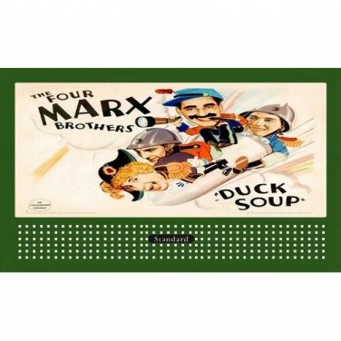 LIONEL STYLE BILLBOARD INSERT THE MARX BROS, DUCK SOUP & AMERICAN FLYER