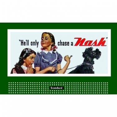 LIONEL STYLE BILLBOARD INSERT  NASH & AMERICAN FLYER
