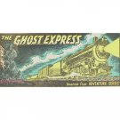AMERICAN FLYER THE GHOST EXPRESS ADHESIVE WHISTLE BILLBOARD STICKER for 577 etc.