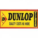 AMERICAN FLYER DUNLOP TIRES ADHESIVE WHISTLE BILLBOARD STICKER 577