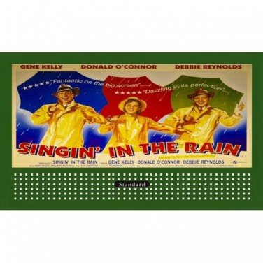 LIONEL STYLE BILLBOARD INSERT SINGIN' IN THE RAIN & AMERICAN FLYER