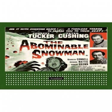 LIONEL STYLE BILLBOARD INSERT THE ABOMINABLE SNOWMAN & AMERICAN FLYER